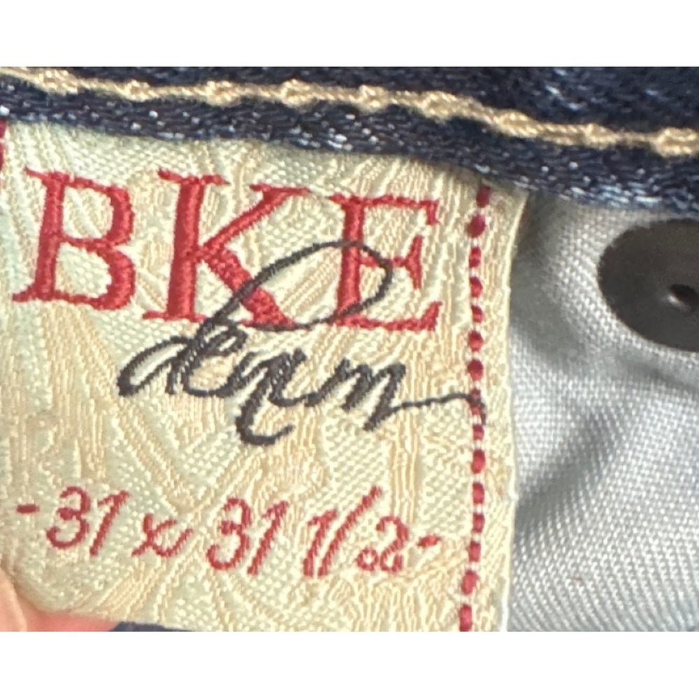 Women’s Dark Wash Bootcut Jeans - Blue - Picture 6 of 9